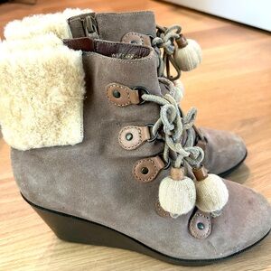 Cole Haan Nike Wedge Boots